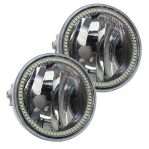 Ford F-150 Fog Light Halos - ORACLE Lighting - Pre-Assembled LED Halo - Green - `06-`10